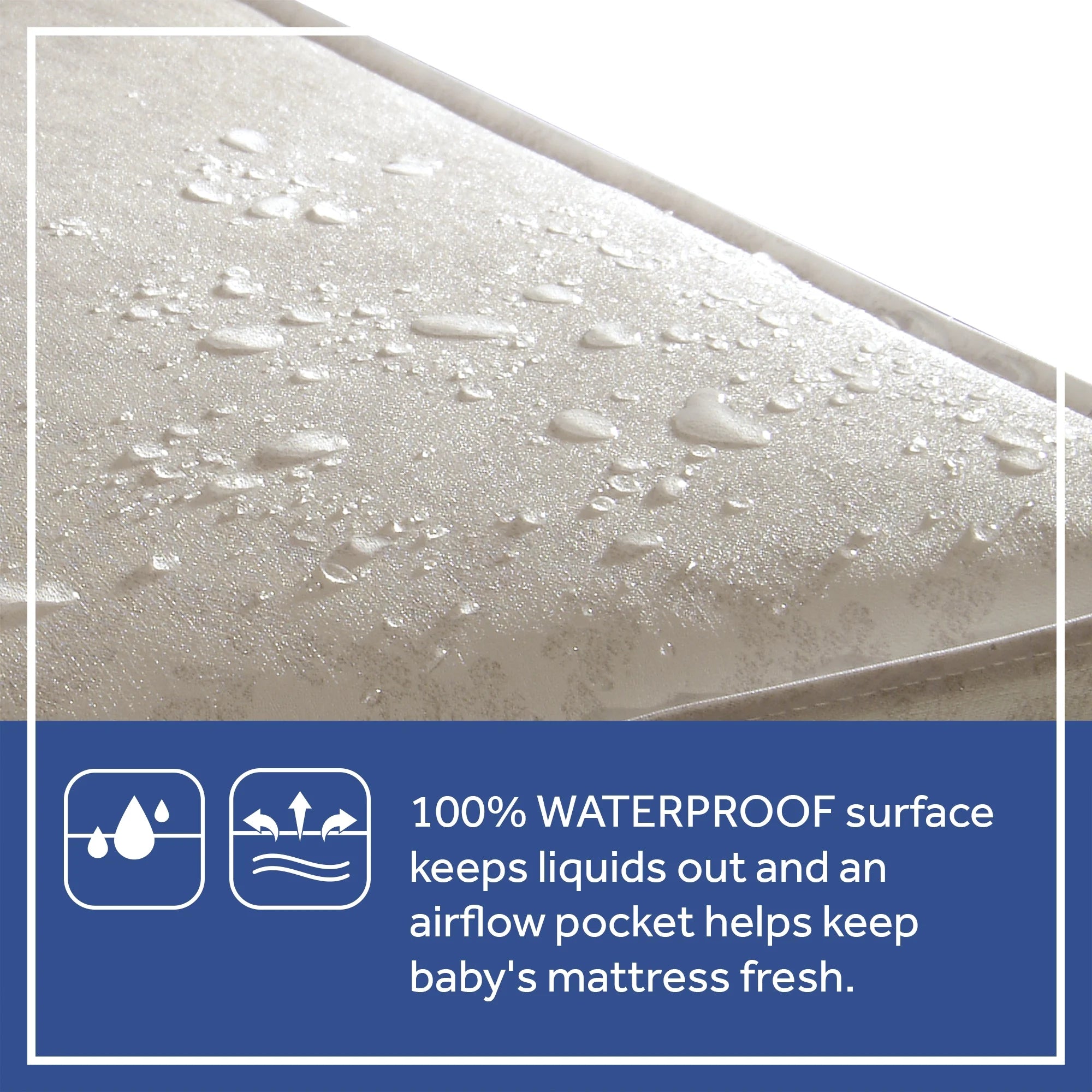 Gray Innerspring Crib and Toddler Mattress J796