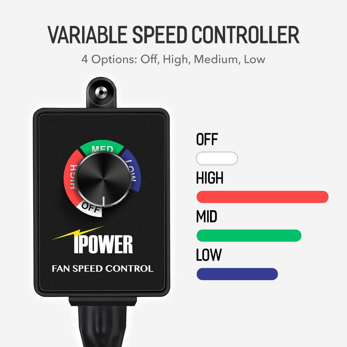 6 Inch 350 CFM Inline Carbon Filter with Fan Speed Controller and Temperature Humidity Monitor I9445