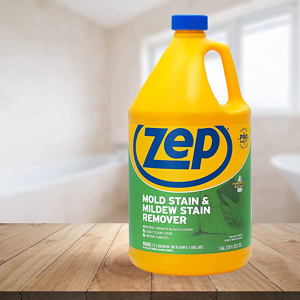Mold and Mildew Stain Remover 1 Gal (Case of 4) with Bleach Resistant Sprayer Bottles (Case of 12) L21979