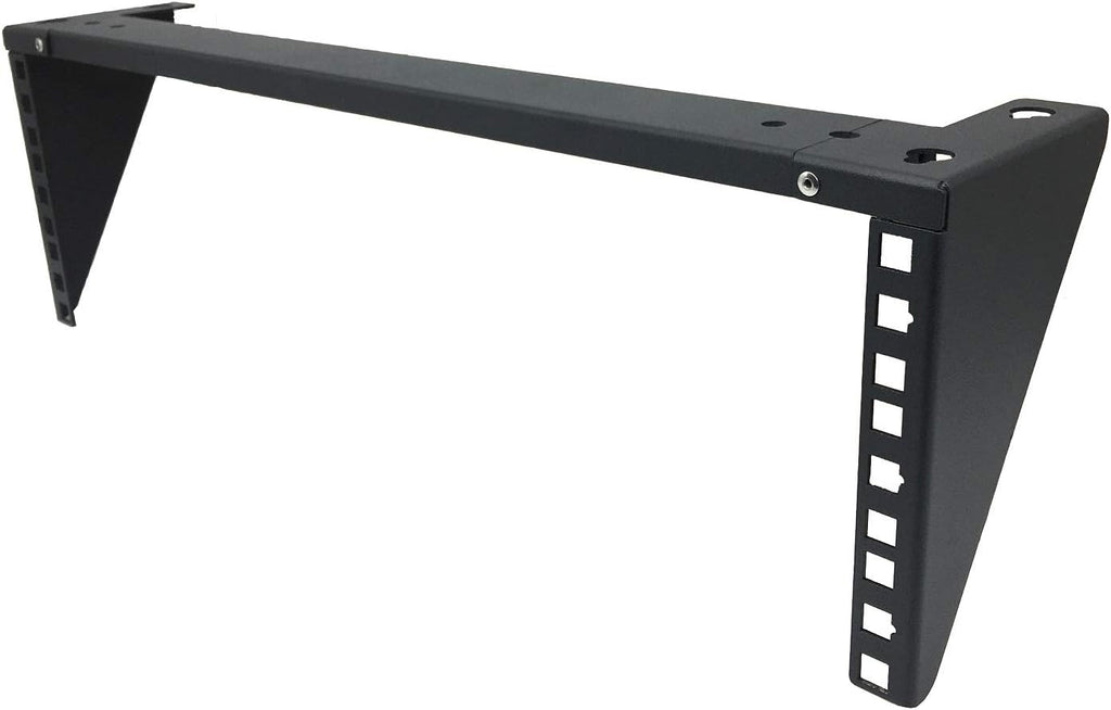 2U Light-Loading Foldable 19 Inches Cold Rolled Steel Vertical Wall Mount Rack R100791