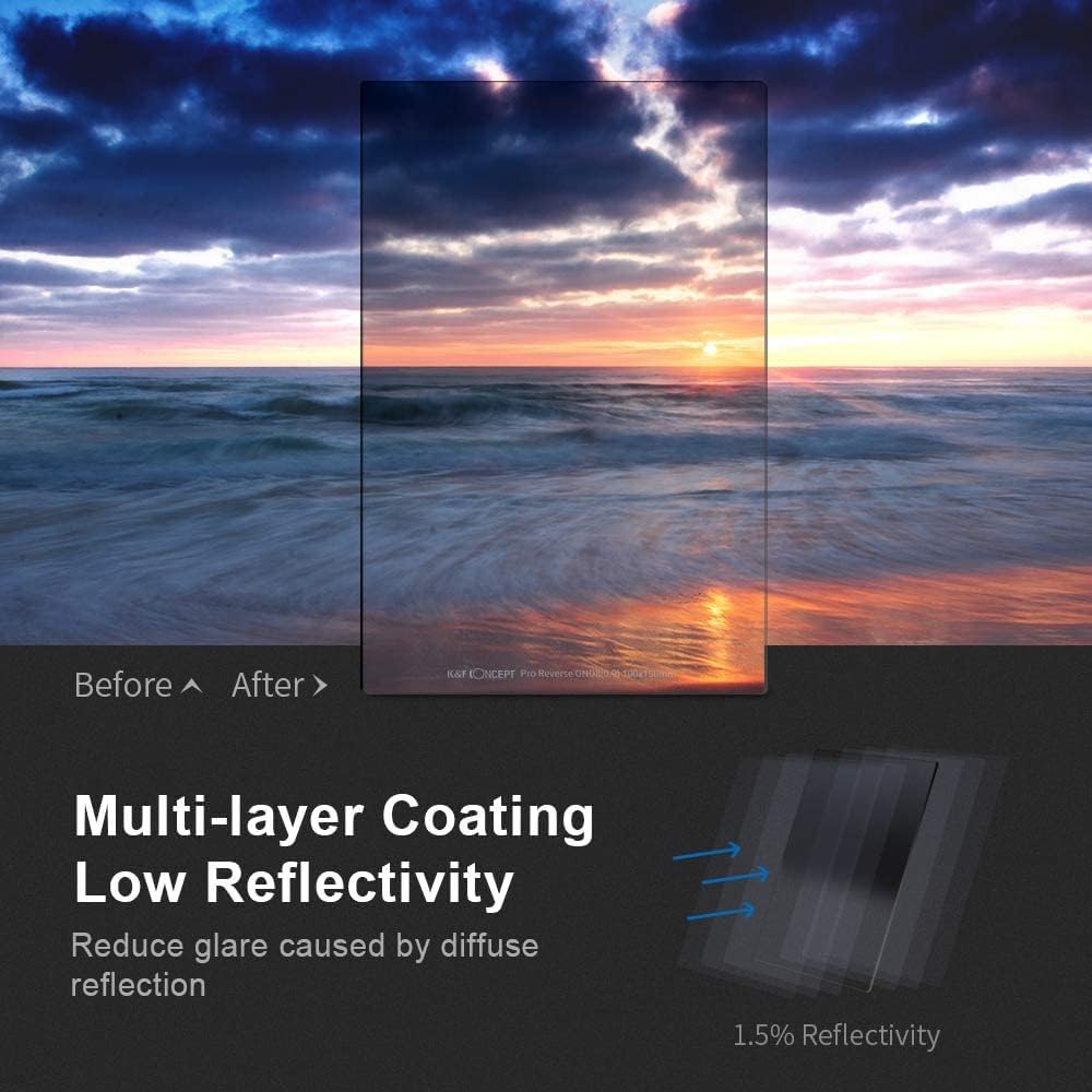 100X150mm Reverse GND8 Graduated Neutral Density Filter U37855
