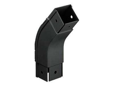 Black Cable Raceway Outside Corner Fitting X761