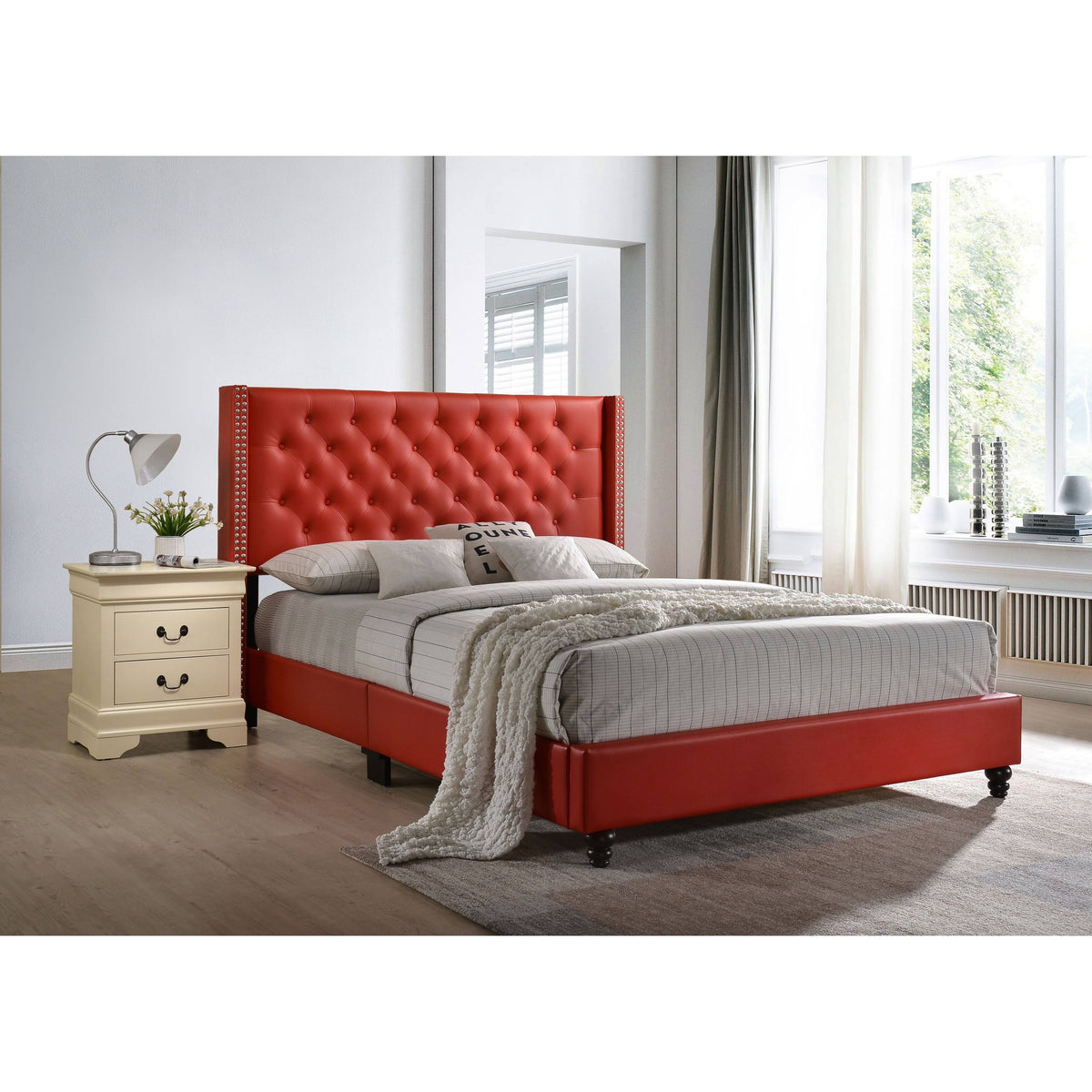 Tan King Bed F787974
