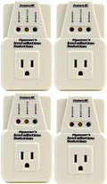 4 pcs Voltage Protector Surge 1800 Watts Appliance K8916