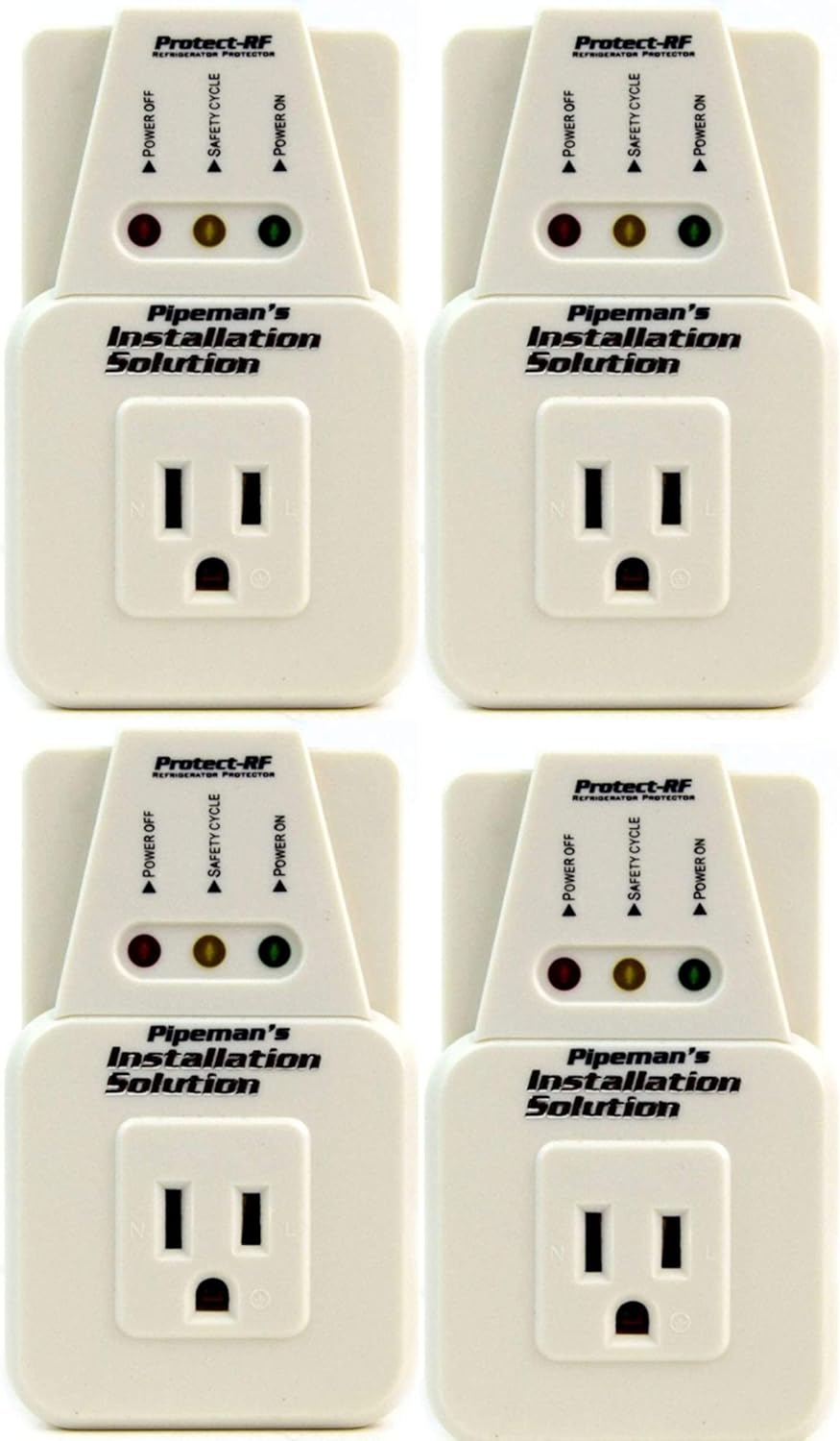 4 pcs Voltage Protector Surge 1800 Watts Appliance K8916