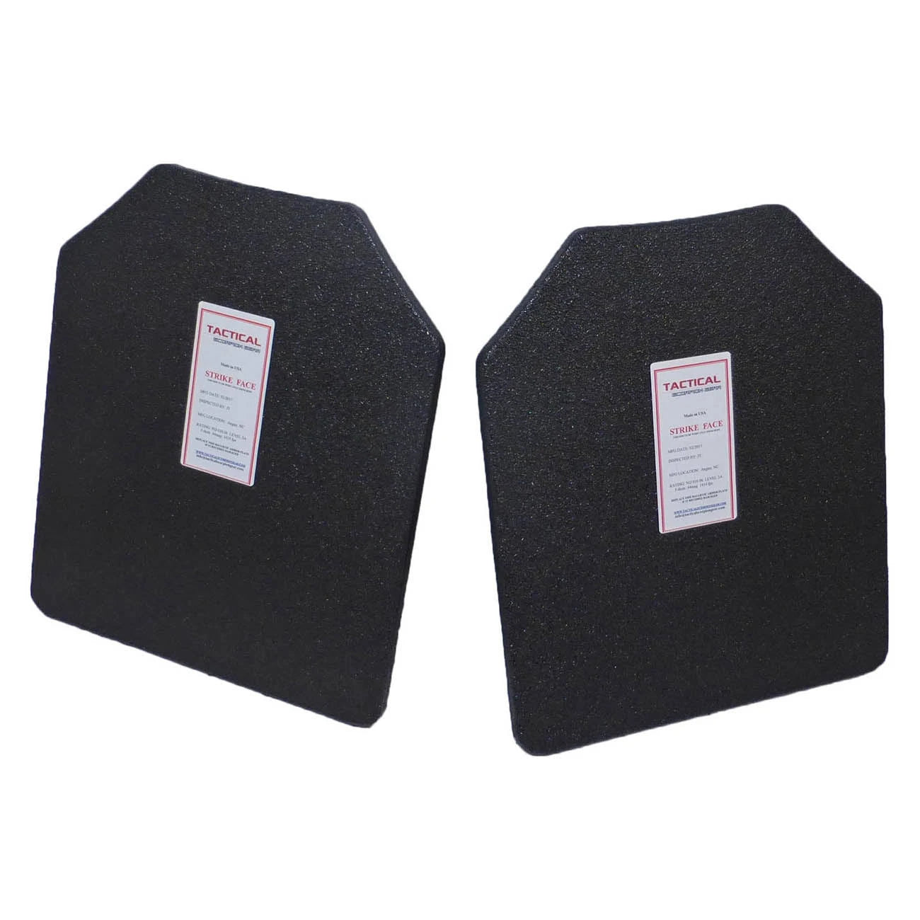 Level IIIA Body Armor Pair Hard Plates N95607