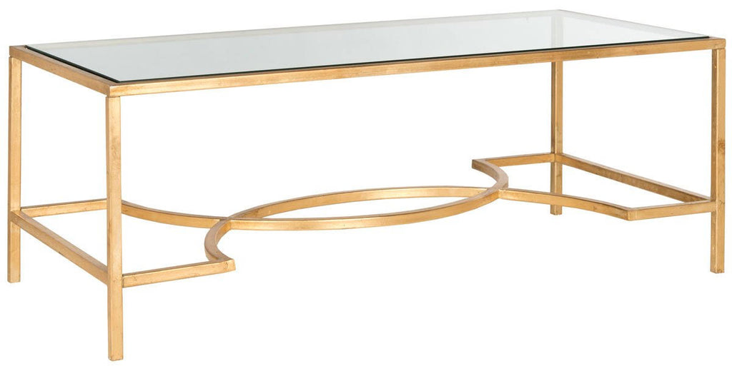Silver/Black Glass Coffee Table E1705