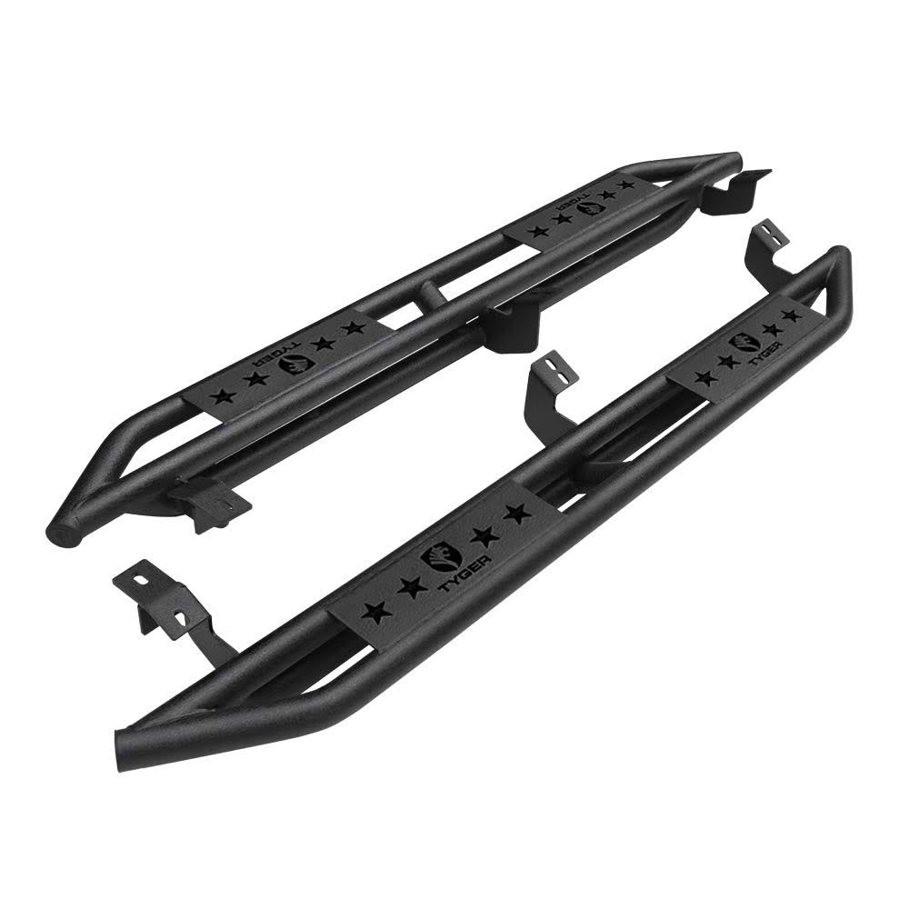 Textured Black Side Step Rails for Toyota Tacoma Access Cab N875225