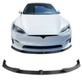 Gloss Black Front Bumper Lip for Tesla Model S Sedan 4-Door 3PCS L1567