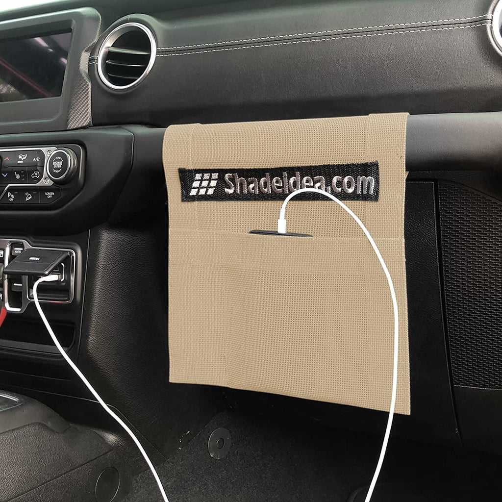Tan Mesh Sun Shade for Jeep Wrangler JL 2 Door O455