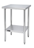24x22 Stainless Steel Table J350