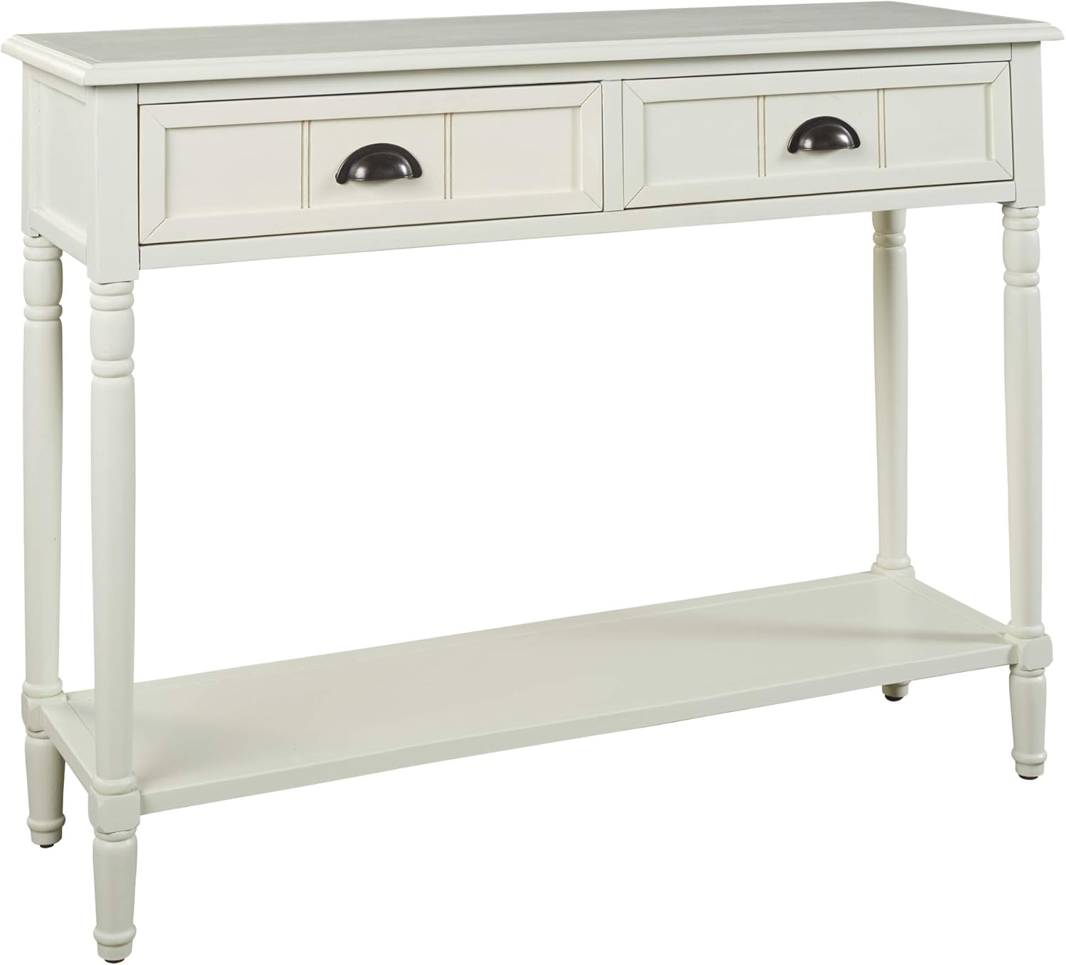 Gray 2 Drawer Console Sofa Table G46076