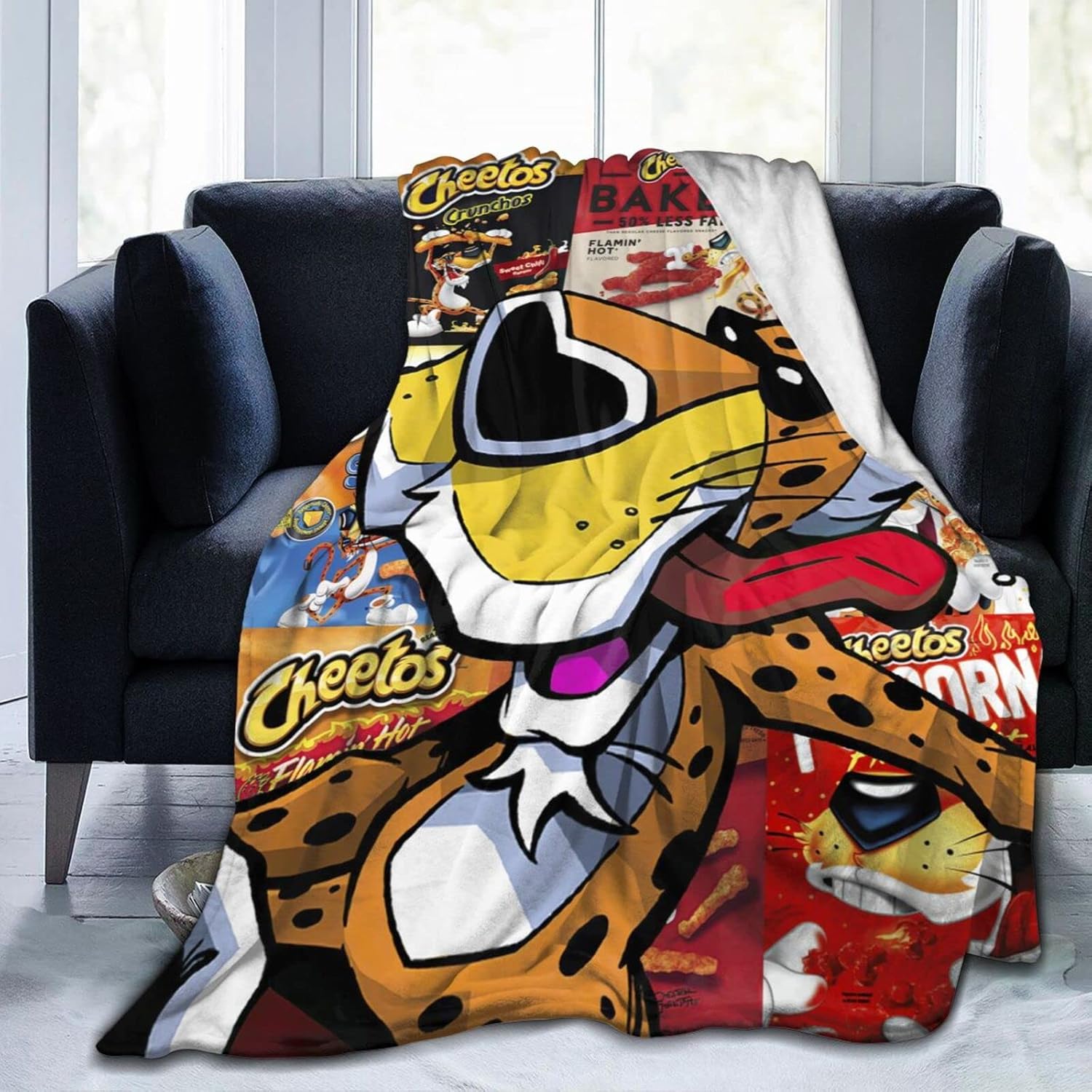 Flannel Bed Blanket Throw Y995398