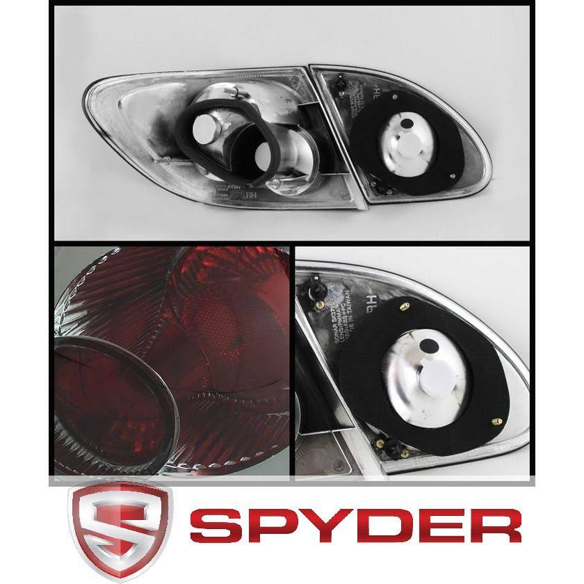 Smoke Euro Style Tail Lights for Toyota Corolla 03-08 H529