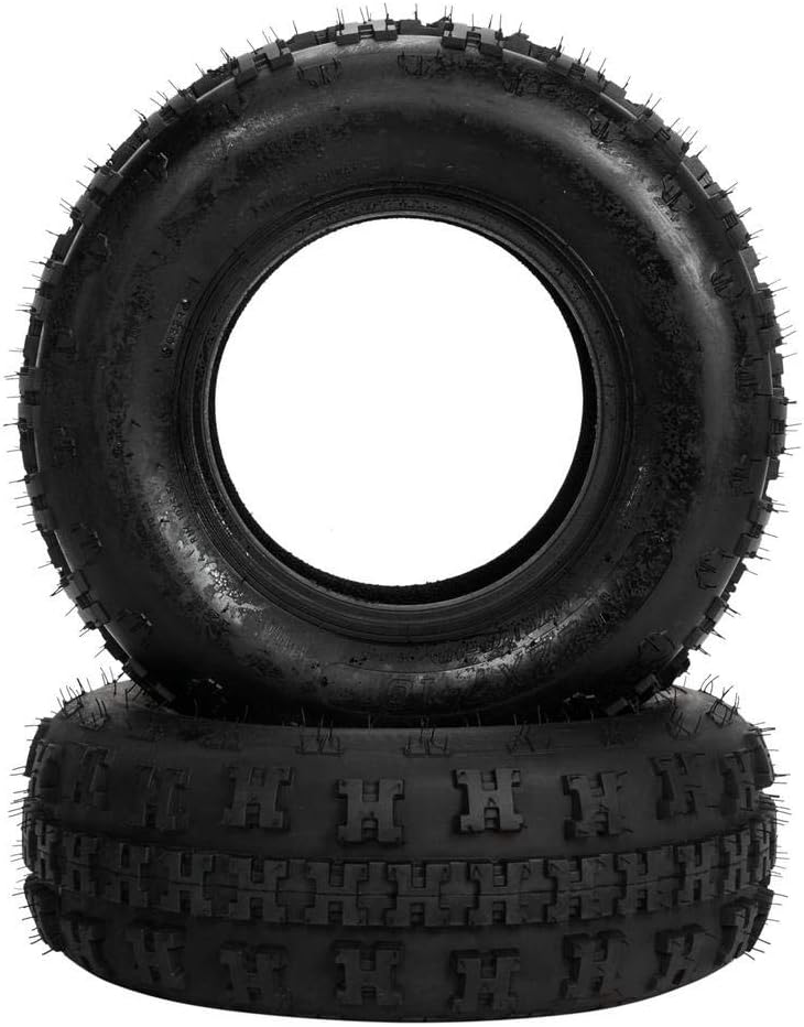 2Pcs ATV UTV Tires Tubeless 22x7-10 4Ply Front U283424