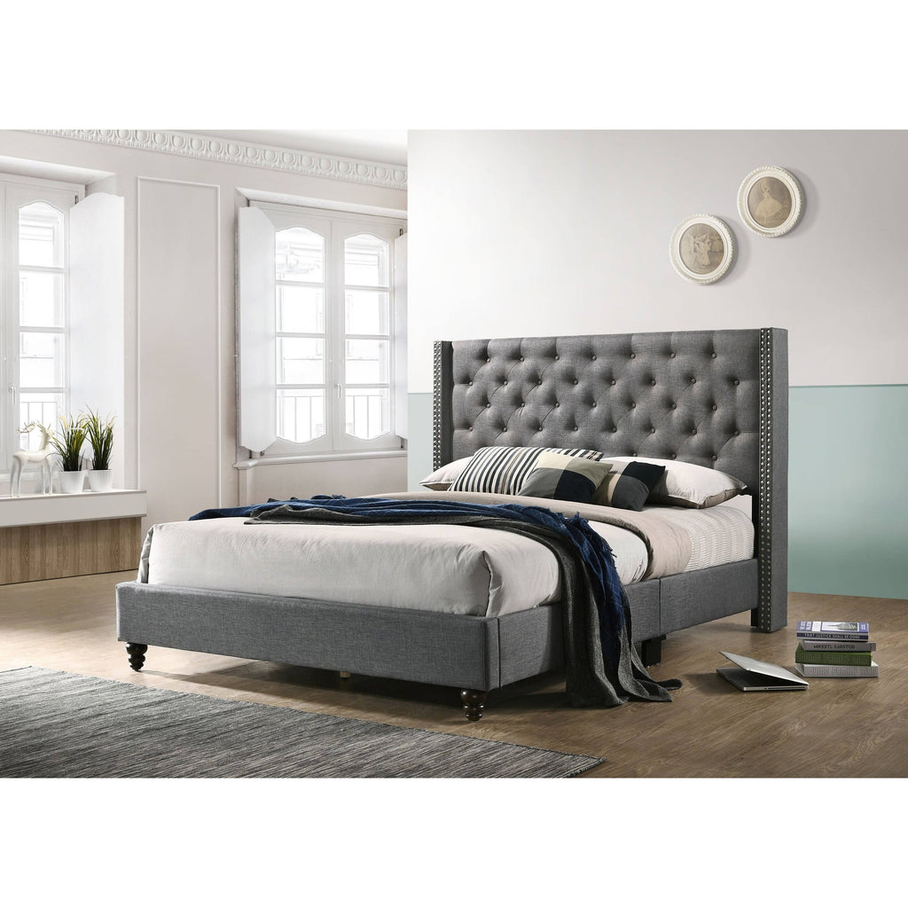 Tan King Bed F787974