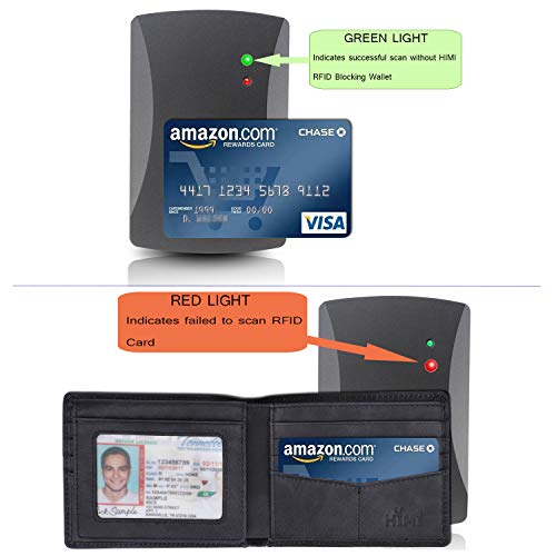 Genuine Leather Bifold Wallet with 2 ID Window V301290