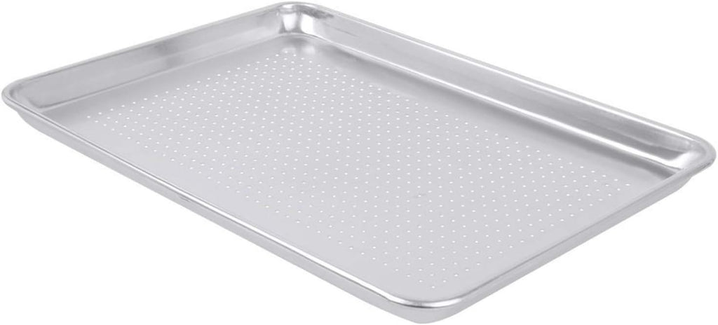 18 x 26 inch Perforated Aluminum Sheet Pan, 19 Gauge, Pack of 2 O440