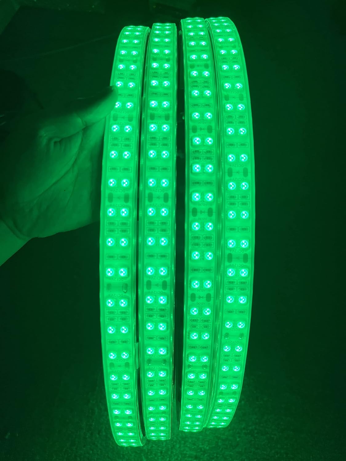 15.5" IP68 Green LED Wheel Rim Lights for Truck Z56955