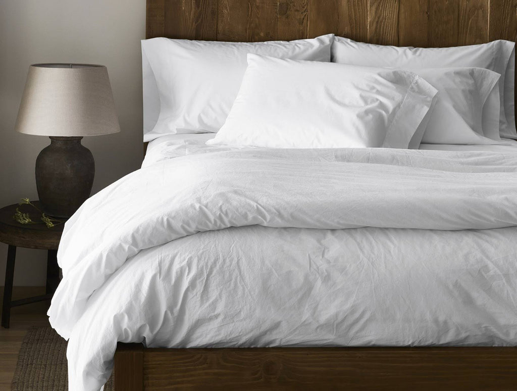 Organic 300 Percale Flat Sheet, Twin - Natural G558