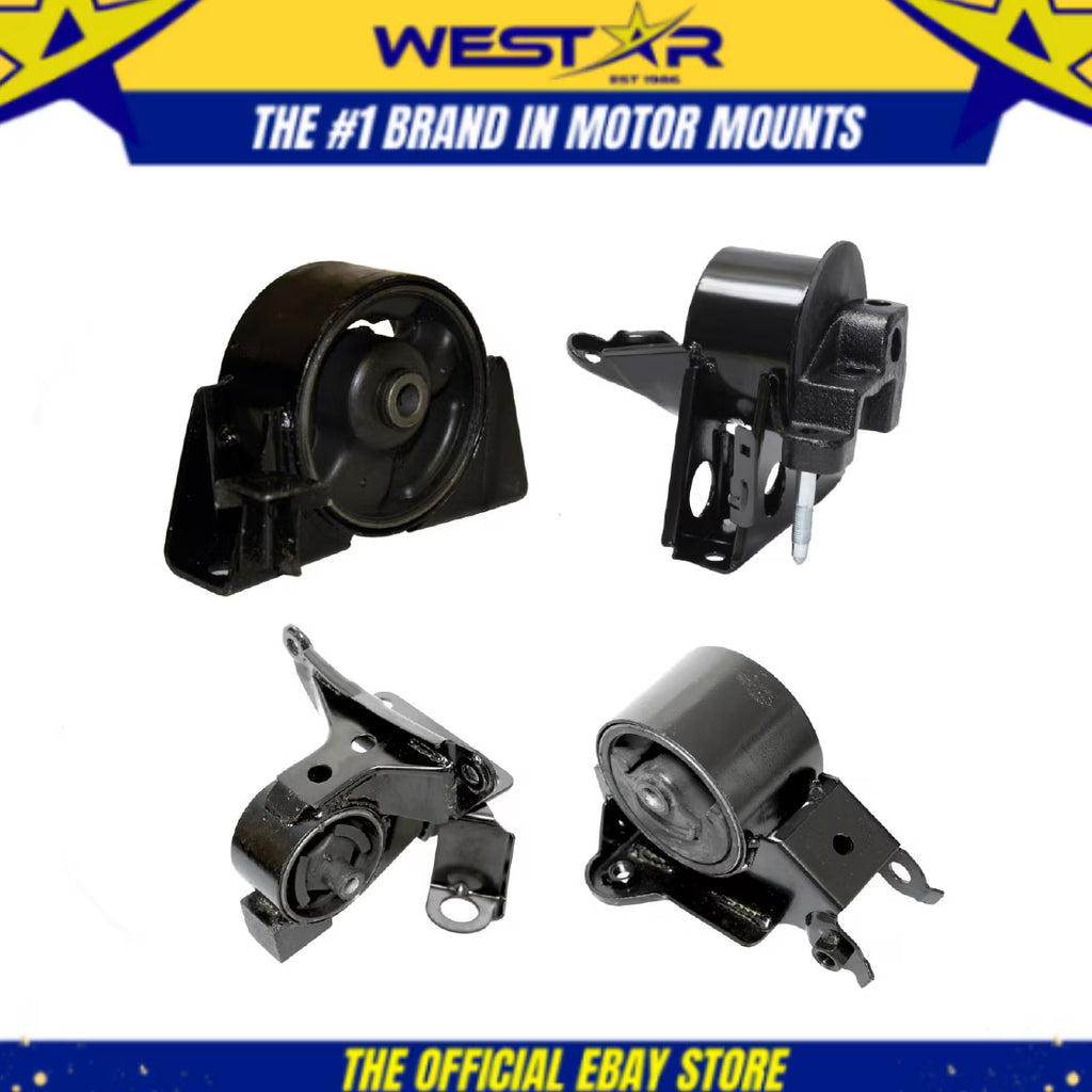4PCS Engine Motor & Trans Mount Set for 2005-2006 Nissan X-Trail 2.5L AWD S804457