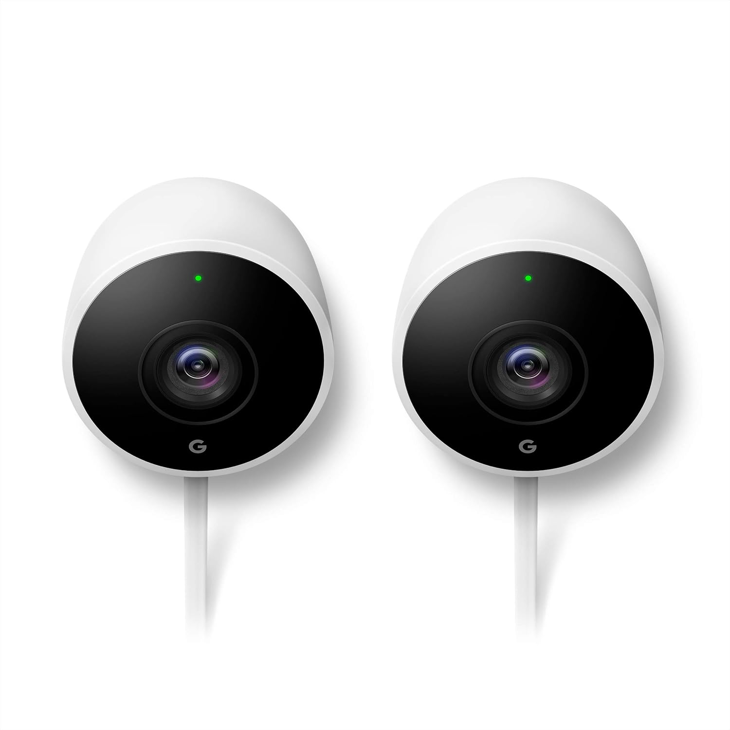 Google Nest Cam Outdoor 2-Pack Weatherproof Surveillance Camera with Night Vision X9789