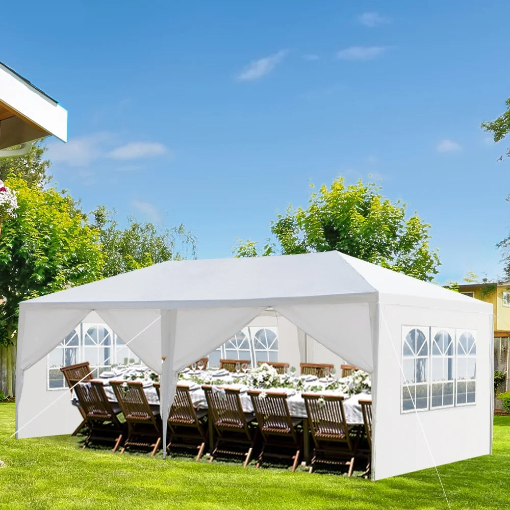 Waterproof Party Tent with Removable Sidewalls T19954