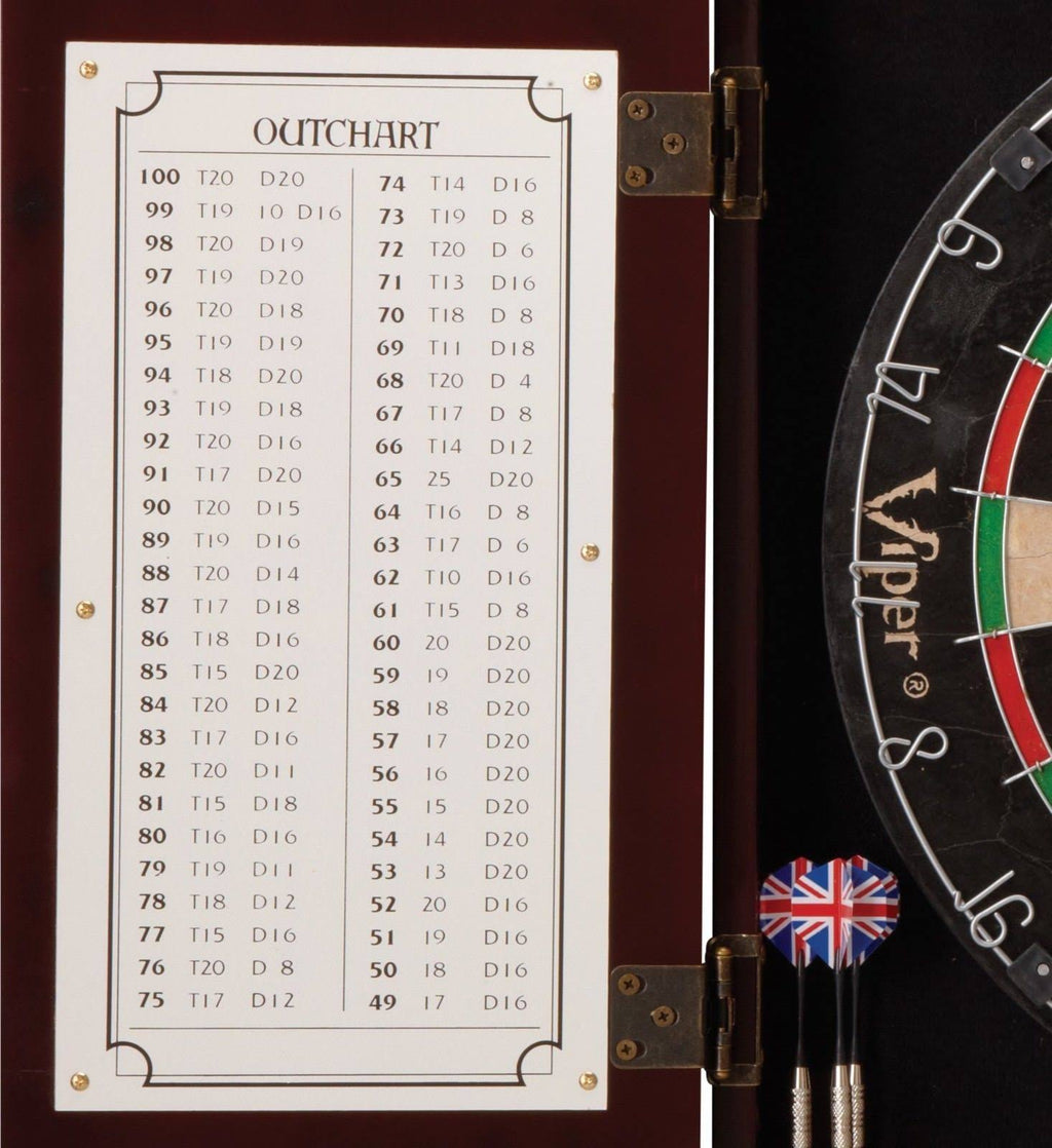 Sisal/Bristle Steel Tip Dartboard & Cabinet Bundle K732254
