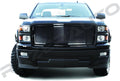 Auto Gloss Black Billet Grille Complete Factory Replacement Grille Shell I784408