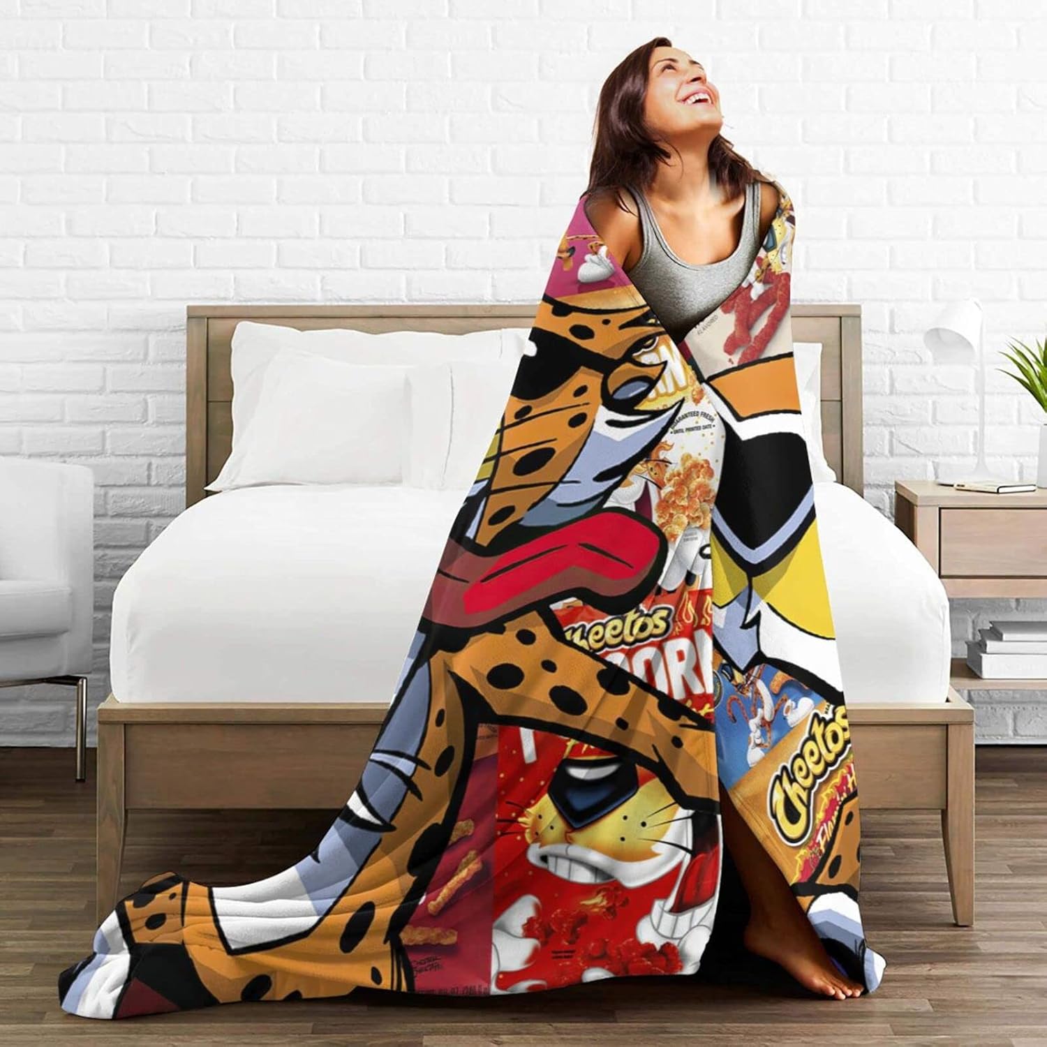 Flannel Bed Blanket Throw Y995398