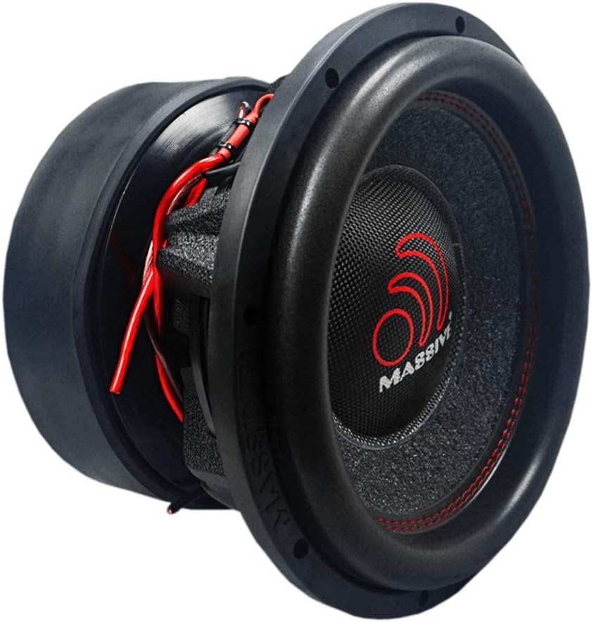 8 Inch Car Audio Subwoofer, 500 Watt RMS, Dual 4 Ohm F213