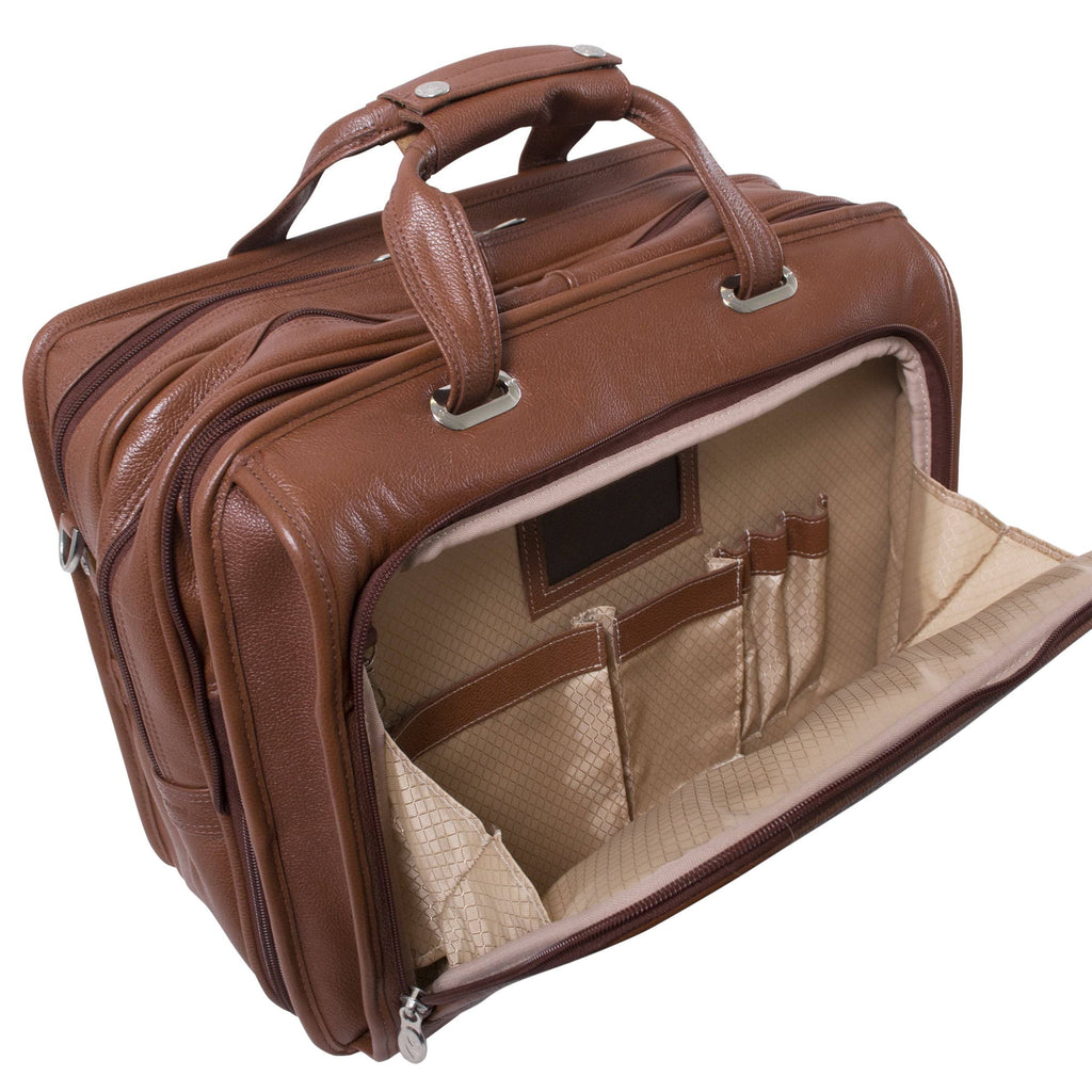 Black Wheeled Laptop Case Q2536