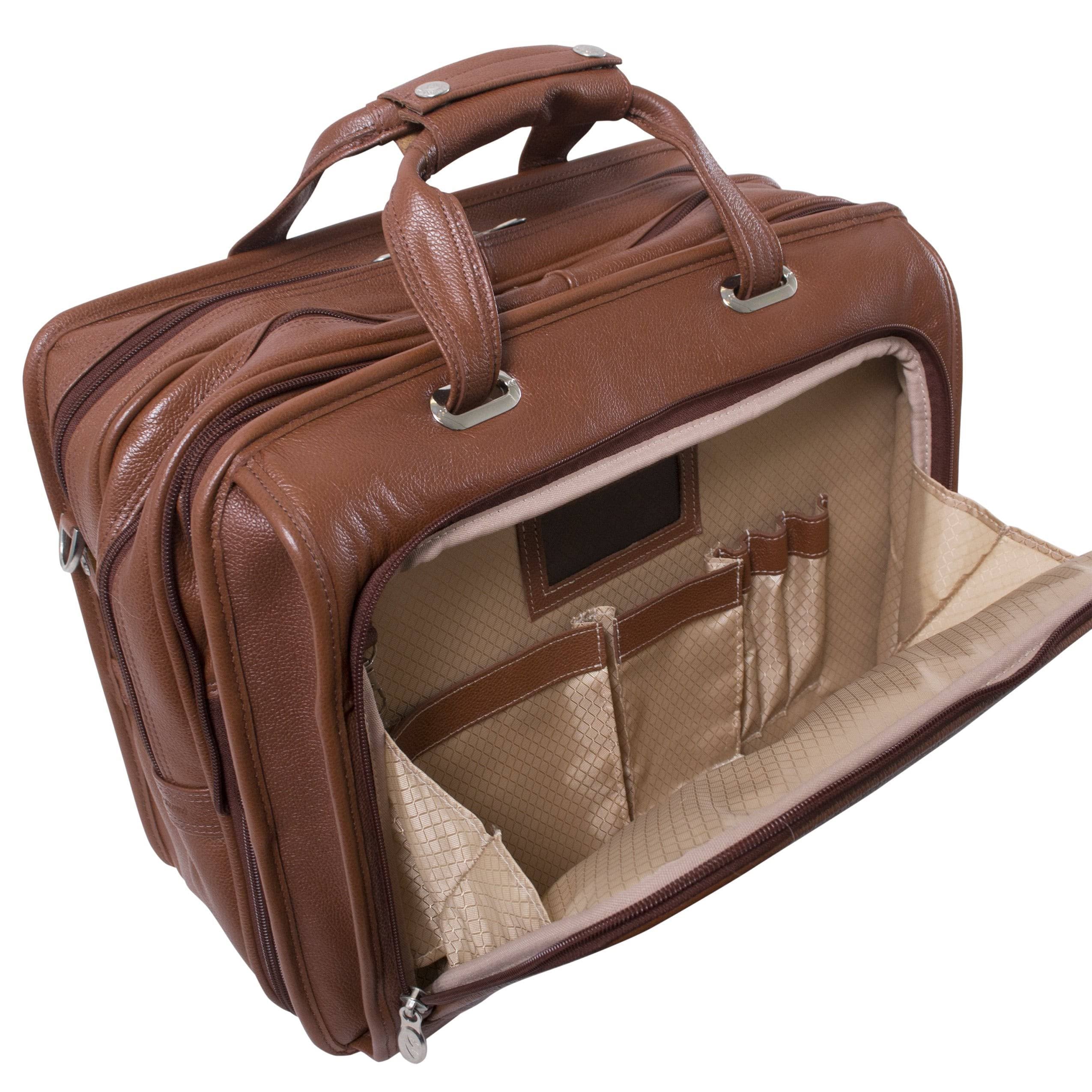 Black Wheeled Laptop Case Q2536