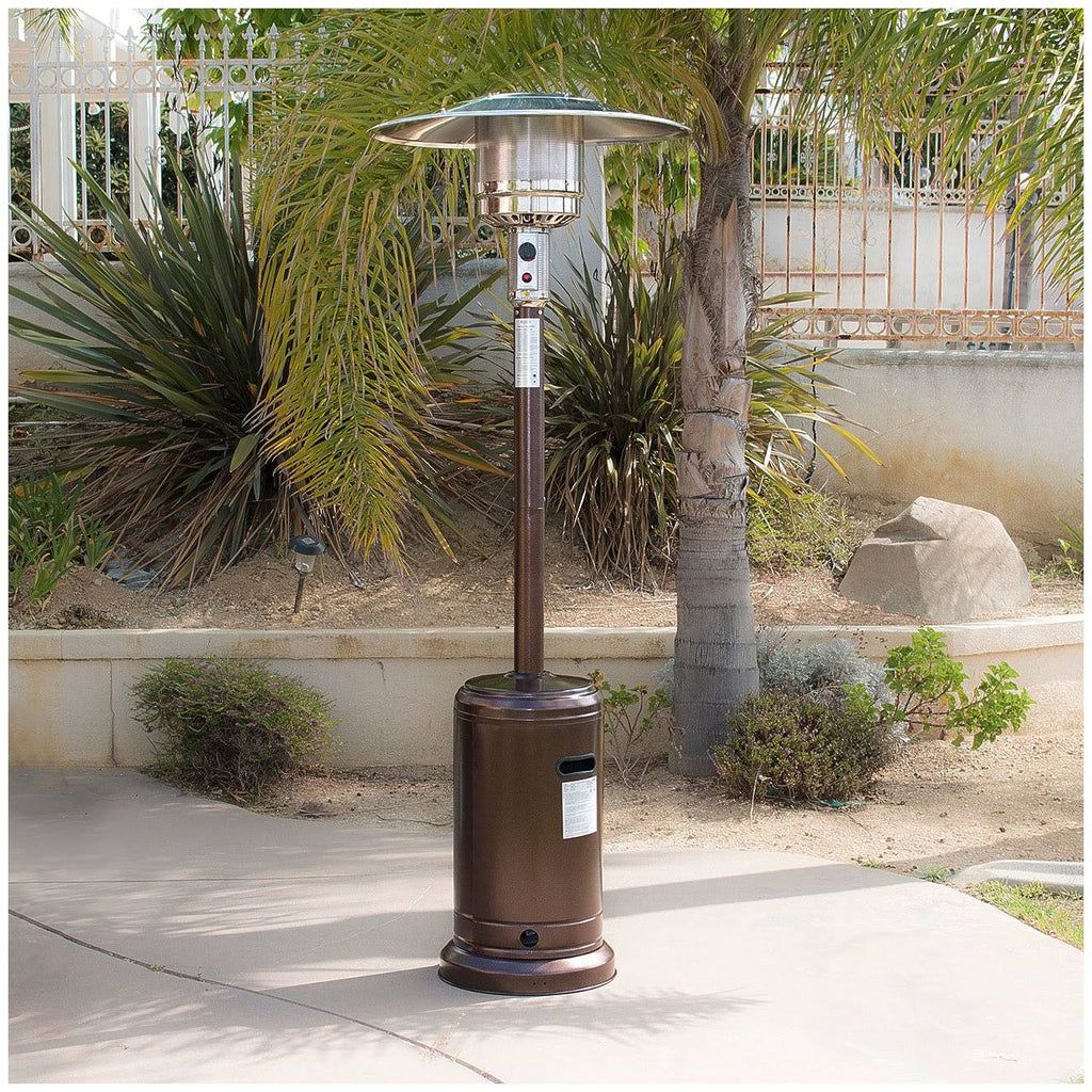 Hammered Bronze Propane Patio Heater F6818