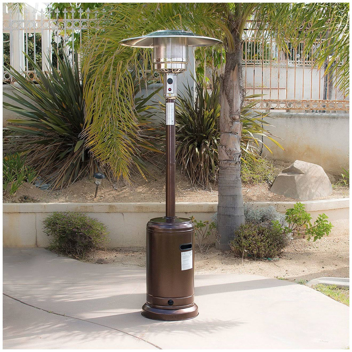 Hammered Bronze Propane Patio Heater F6818
