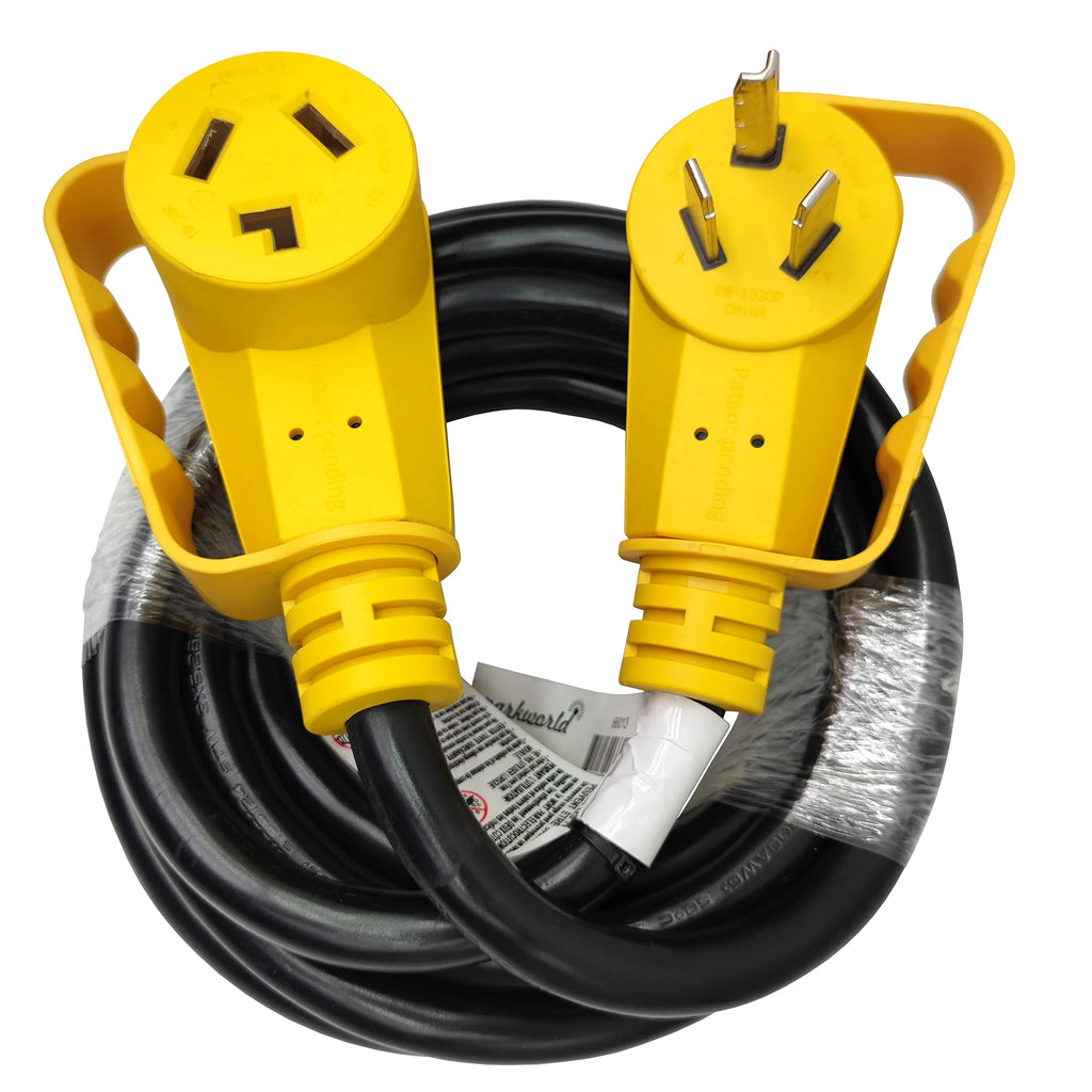 EV Extension Cord, Dryer 3-Prong NEMA 10-30 Extension Cord, 30A, 125V/250V, 7500W (15FT) G24035