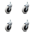 3 inch Swivel Polyurethane Casters, Set of 4 C5561