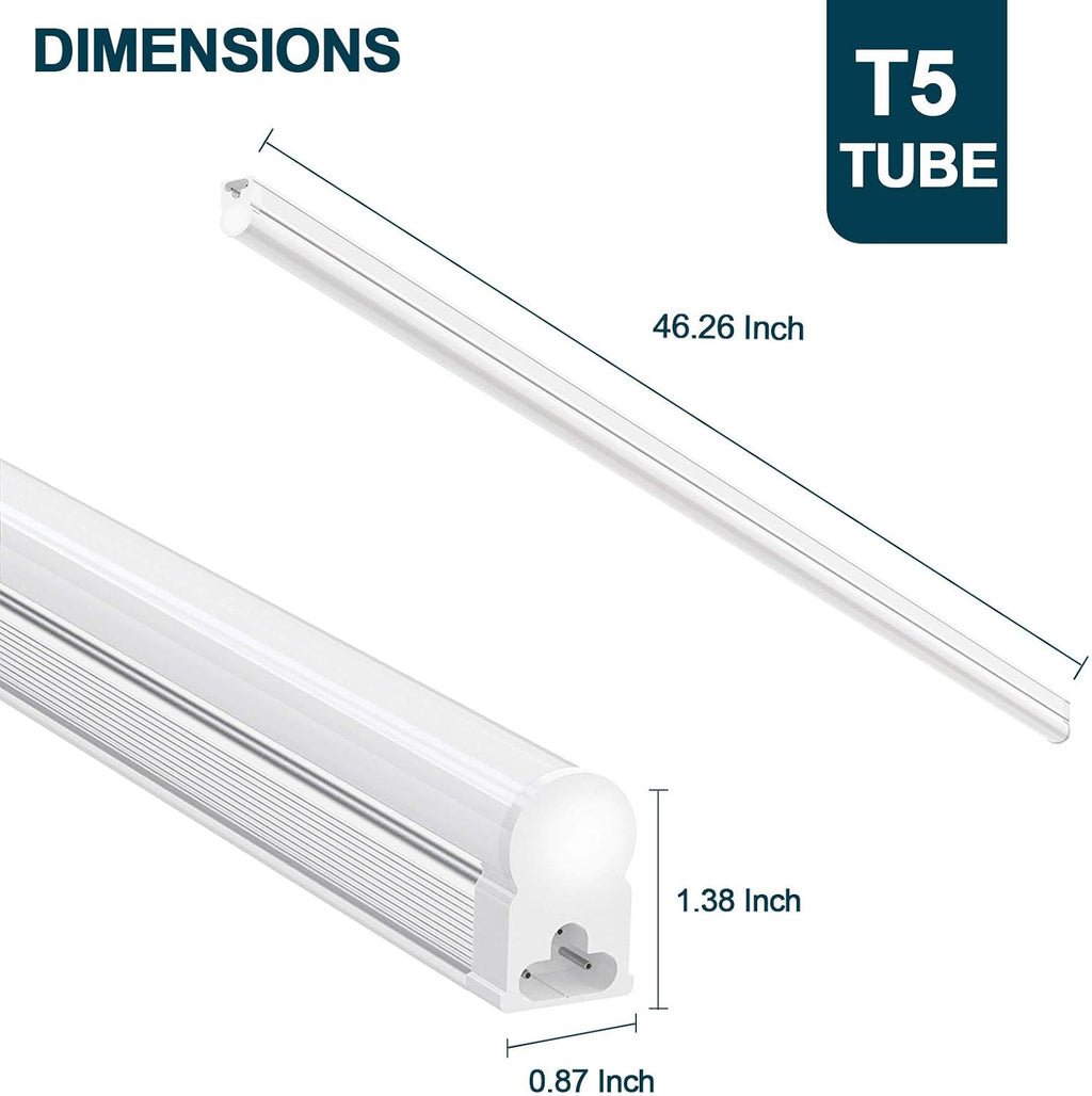 Linkable LED Shop Light 4ft 6500k 2640lm 24w Bright White Pack of 6 J1412