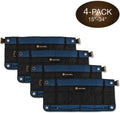 E-Track Hanging Trailer Organizers with Mesh Pockets, 34 in Long x 15 in Tall, 4-Pack O877958
