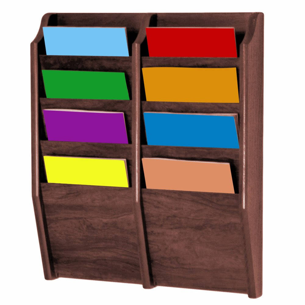 Medium Oak Magazine Rack F902