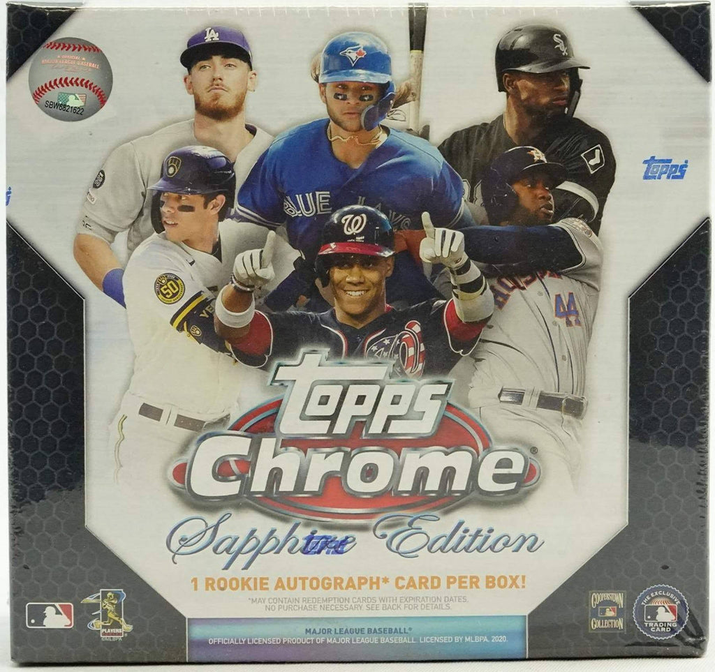 2020 Topps Chrome Baseball Sapphire Edition Box W5598