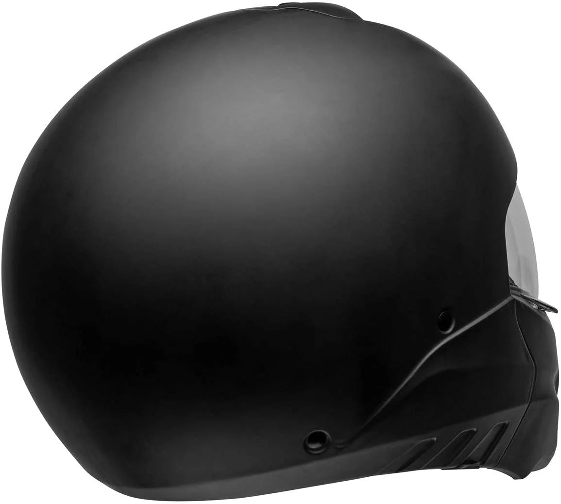 2 in 1 Motorcycle Helmet Matte Black with Gray XX-Large J76934