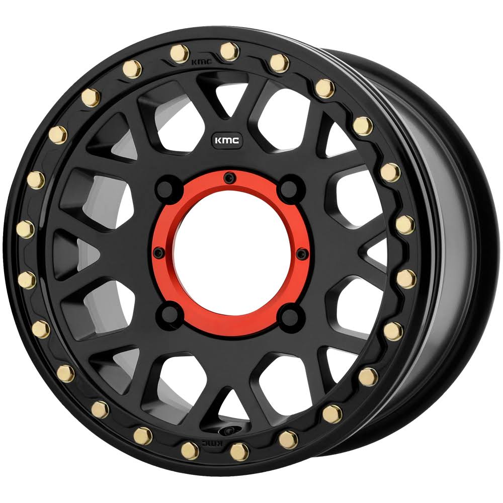 Satin Black ATV Beadlock Wheel 14x10 Y81697
