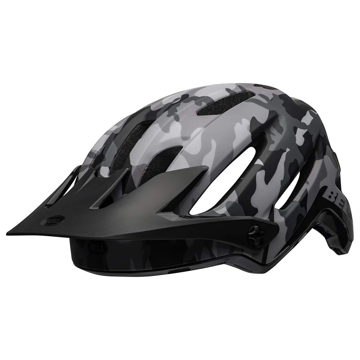 Matte Gloss Black Camo MTB Bike Helmet N2611