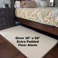 Folding Bedside Fall Safety Floor Mat with Fall Alarm and Pressure Sensor S690919