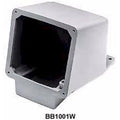 Cast Aluminum Ship-to-Shore Back Box for Shore Power Inlet, 15 Degrees Angle, 1-1/2 inch NPT Hub M231213