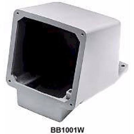 Cast Aluminum Ship-to-Shore Back Box for Shore Power Inlet, 15 Degrees Angle, 1-1/2 inch NPT Hub M231213