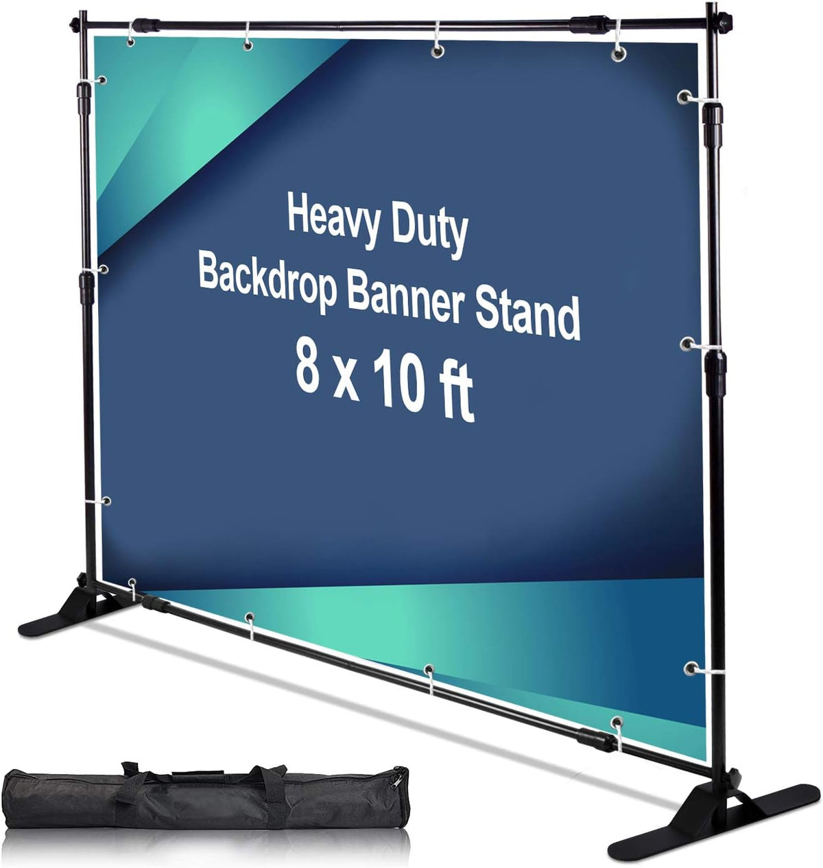 Heavy Duty Backdrop Banner Stand Kit with Carrying Bag B94485