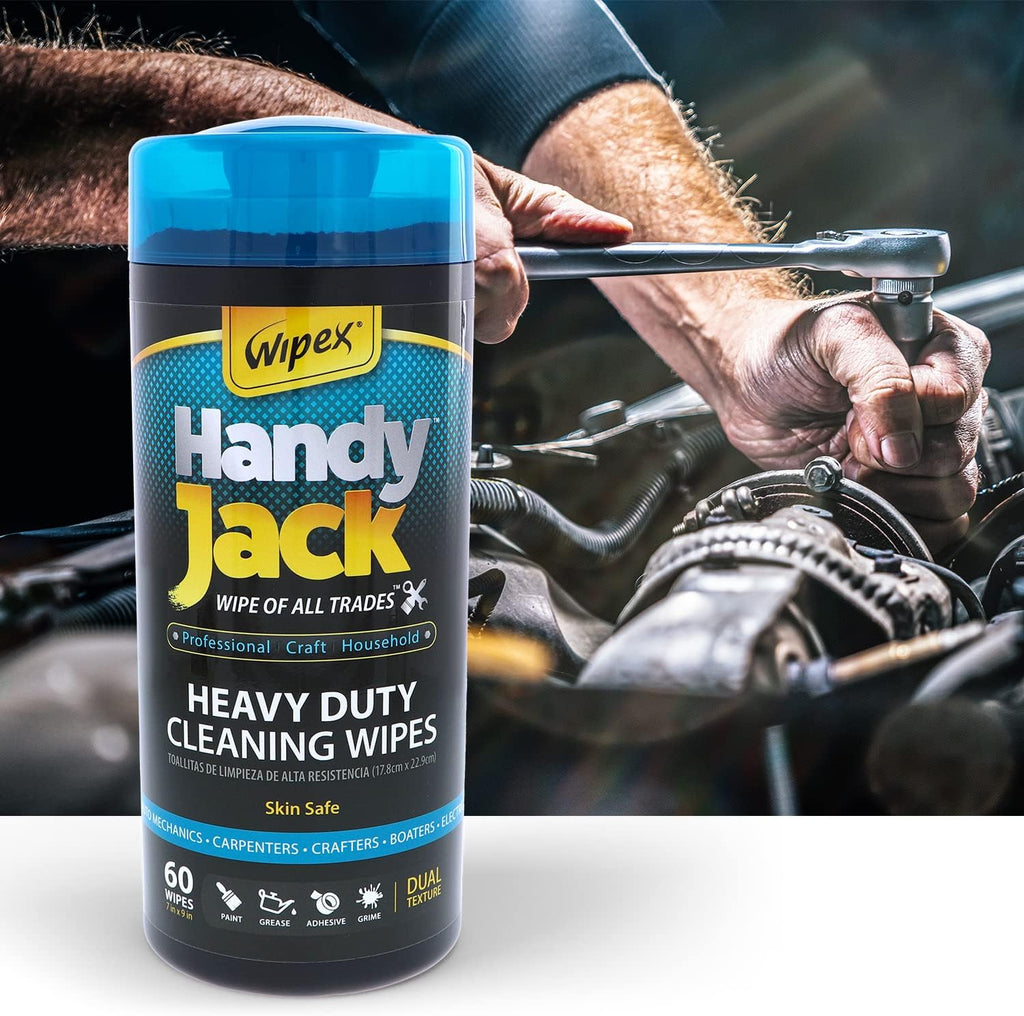 Heavy Duty Wipes, 60ct Canister, 12 Pk Case, 720 Wipes A50085
