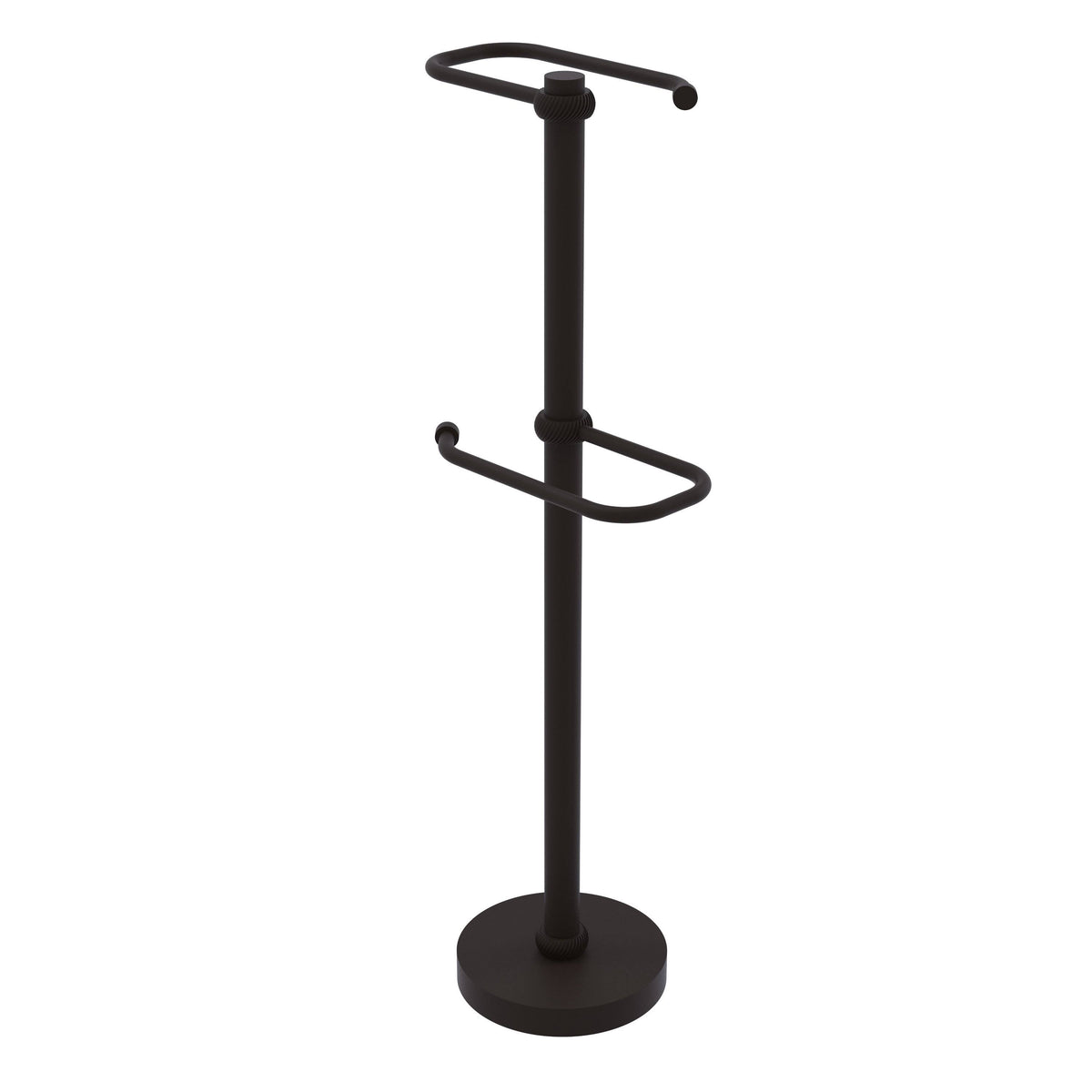 Oil Rubbed Bronze Free Standing Toilet Tissue Stand I678608